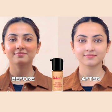 Kashee's Glam Base Trio Deal (Kashee's Eventone High Coverage foundation, Kashee's Concealer and Pier Foundation Brush)