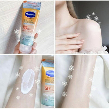 Vaseline healthy bright daily sun refreshing serum spf 50