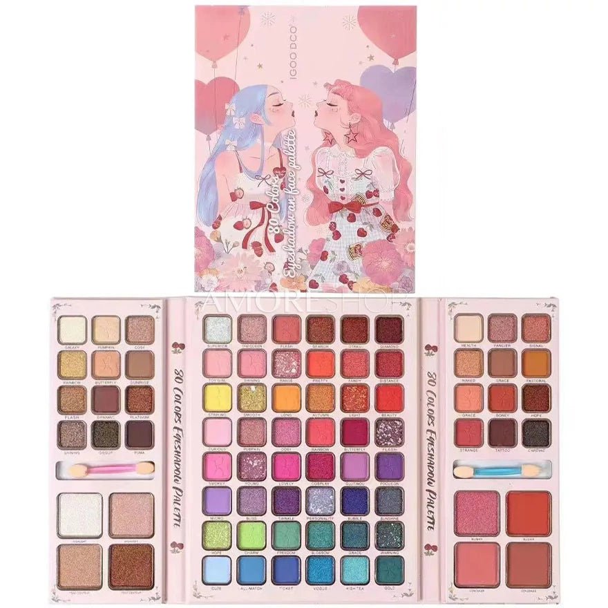 IGOODCO 80 Color Eyeshadow & Face Palette