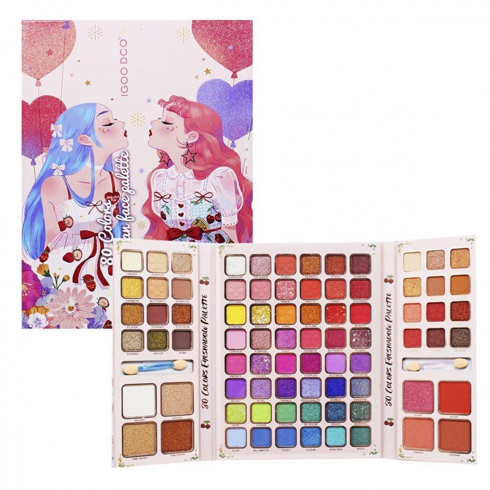 IGOODCO 80 Color Eyeshadow & Face Palette