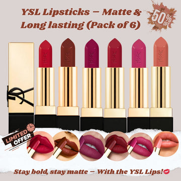 YSL Lipsticks – Longwear with Luxe Matte Perfect Pout